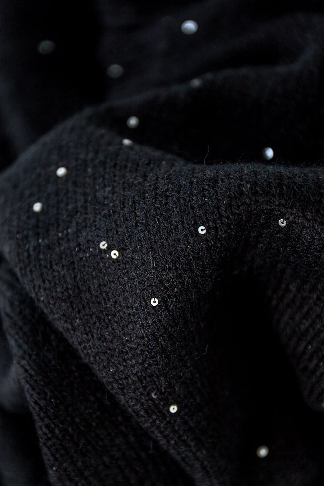 Knitted Polyester Fiber Women's Knit Sweaters Casual Solid Color Fall/Winter