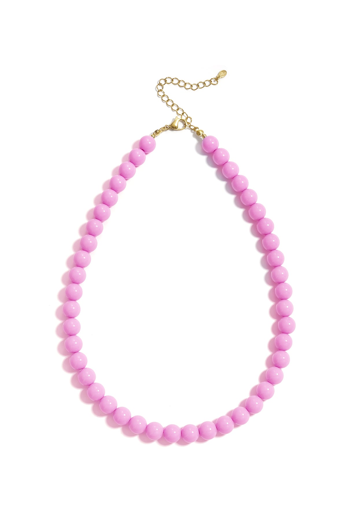 Necklace with medium beads-10mm
