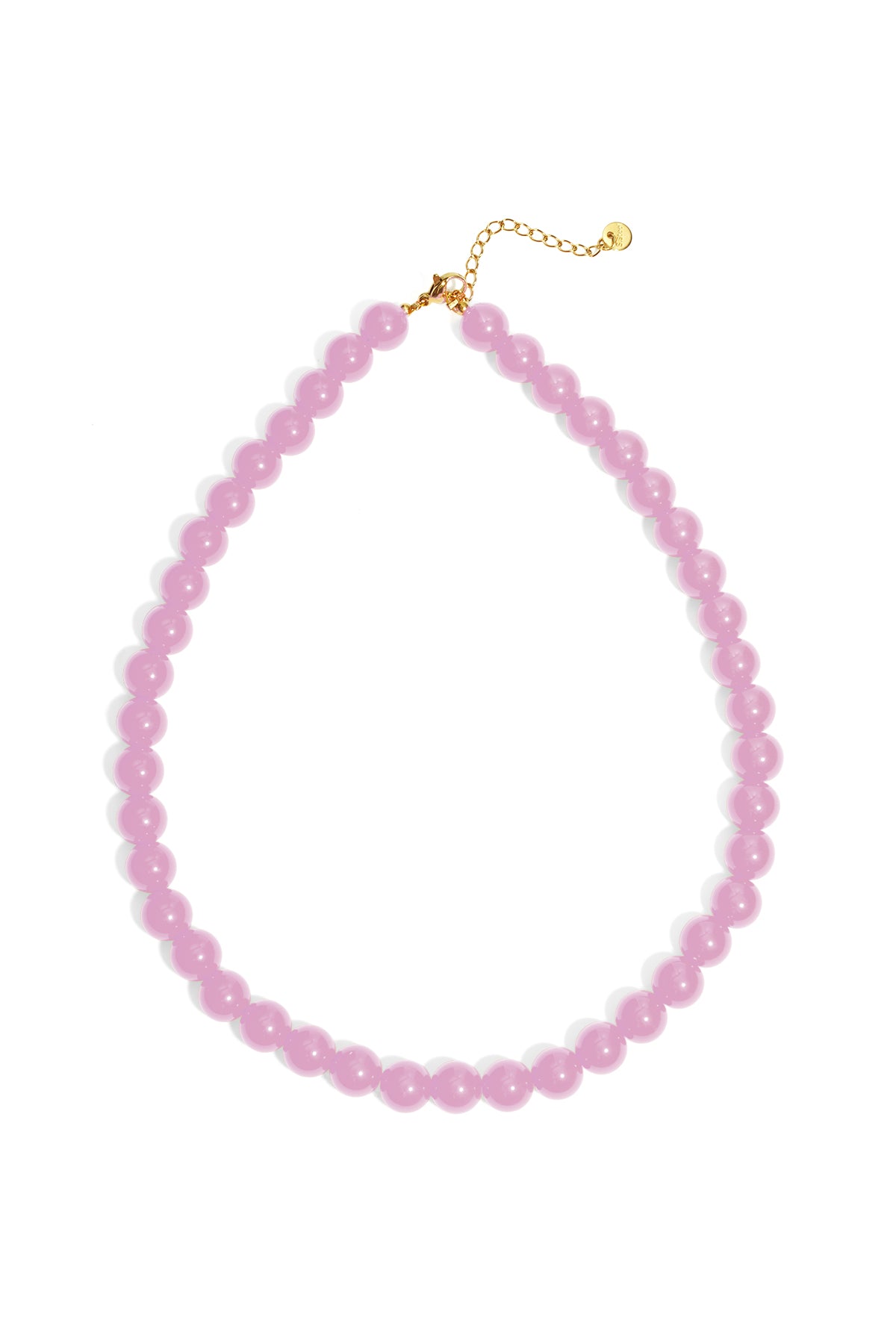 Necklace with medium beads-10mm