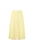 Woven Polyester Fiber Women's Maxi Skirt Casual Solid Color