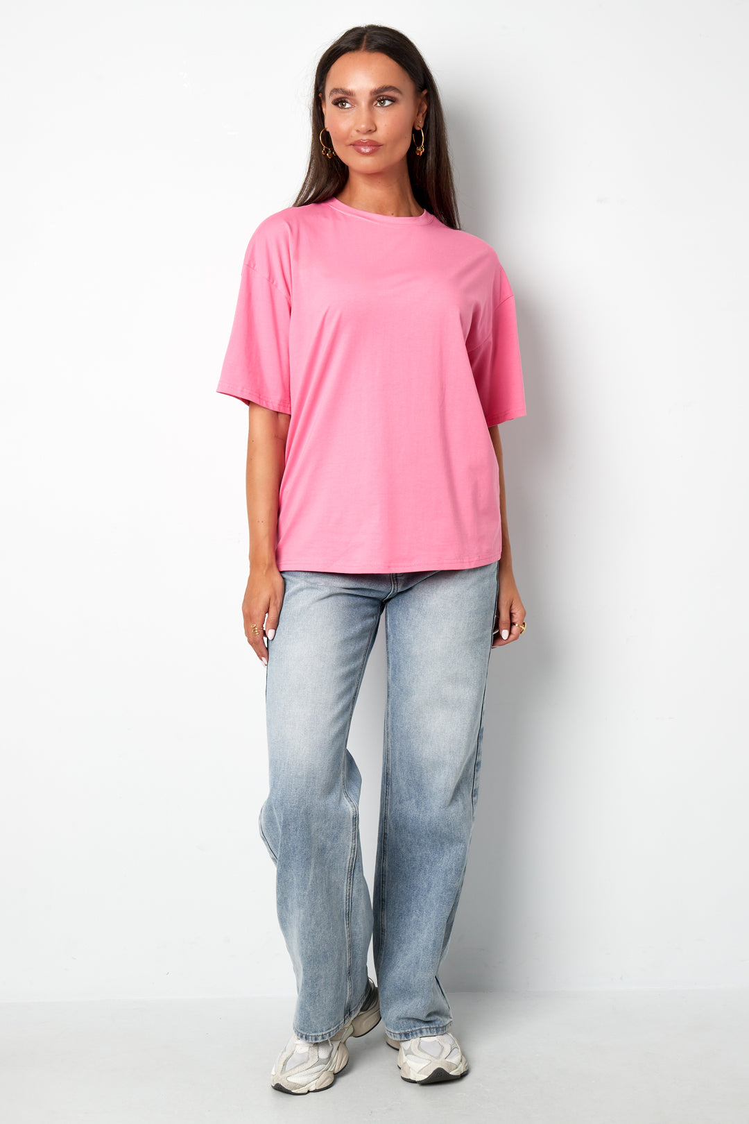 Cotton Women's T-shirt Casual Letters