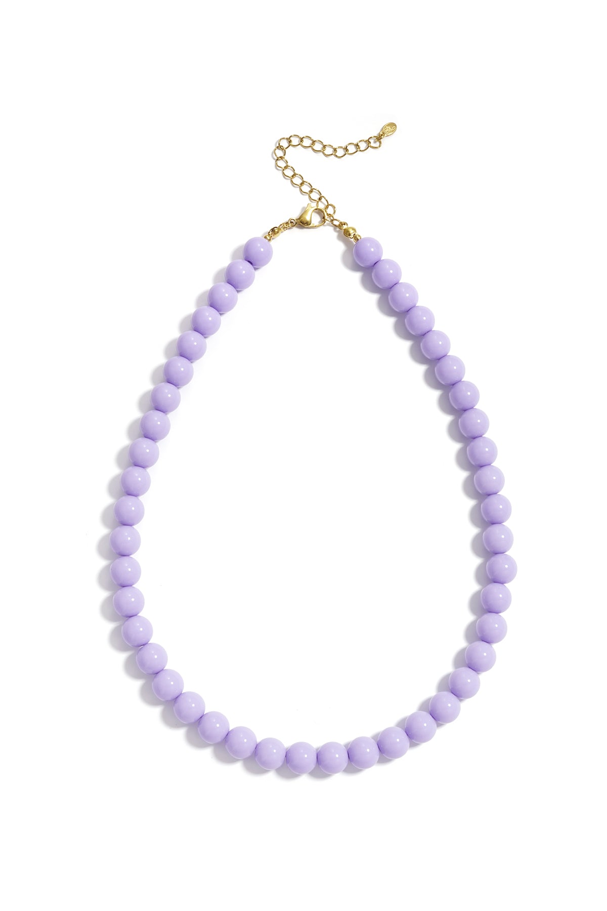 Necklace with medium beads-10mm