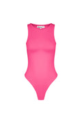 Polyester Women's Sleeveless Bodysuit High Neck Form-Fitting