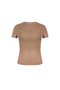 Polyester Women's Short Sleeve Top Fitted Bodycon