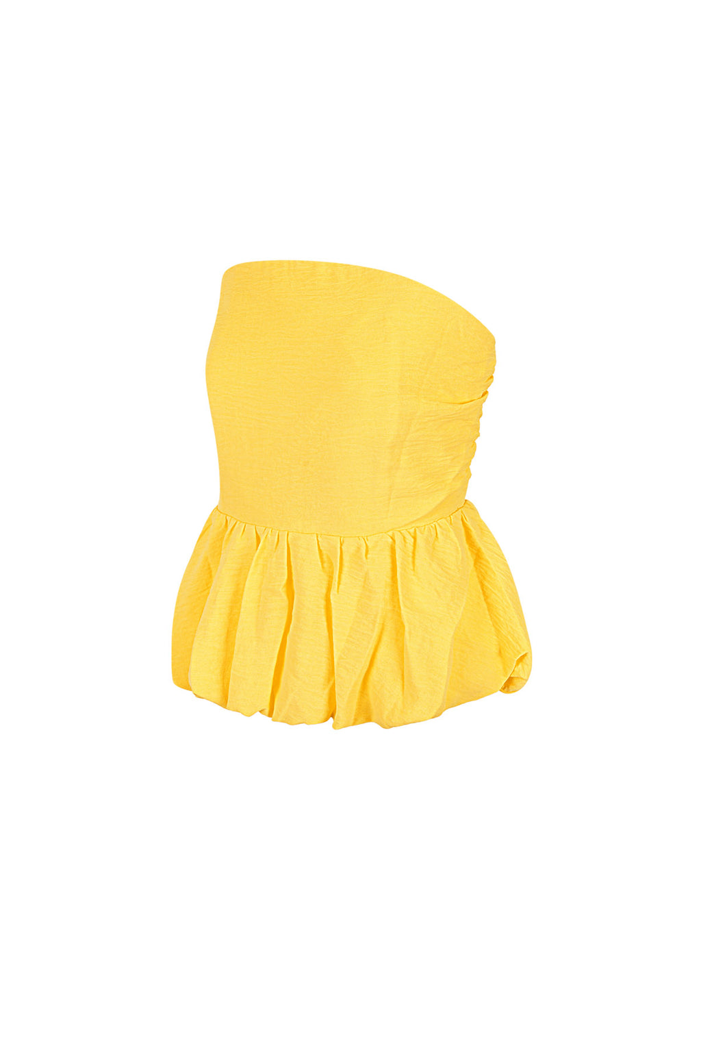 Polyester Women's Sleeveless Top Ruffle Hem