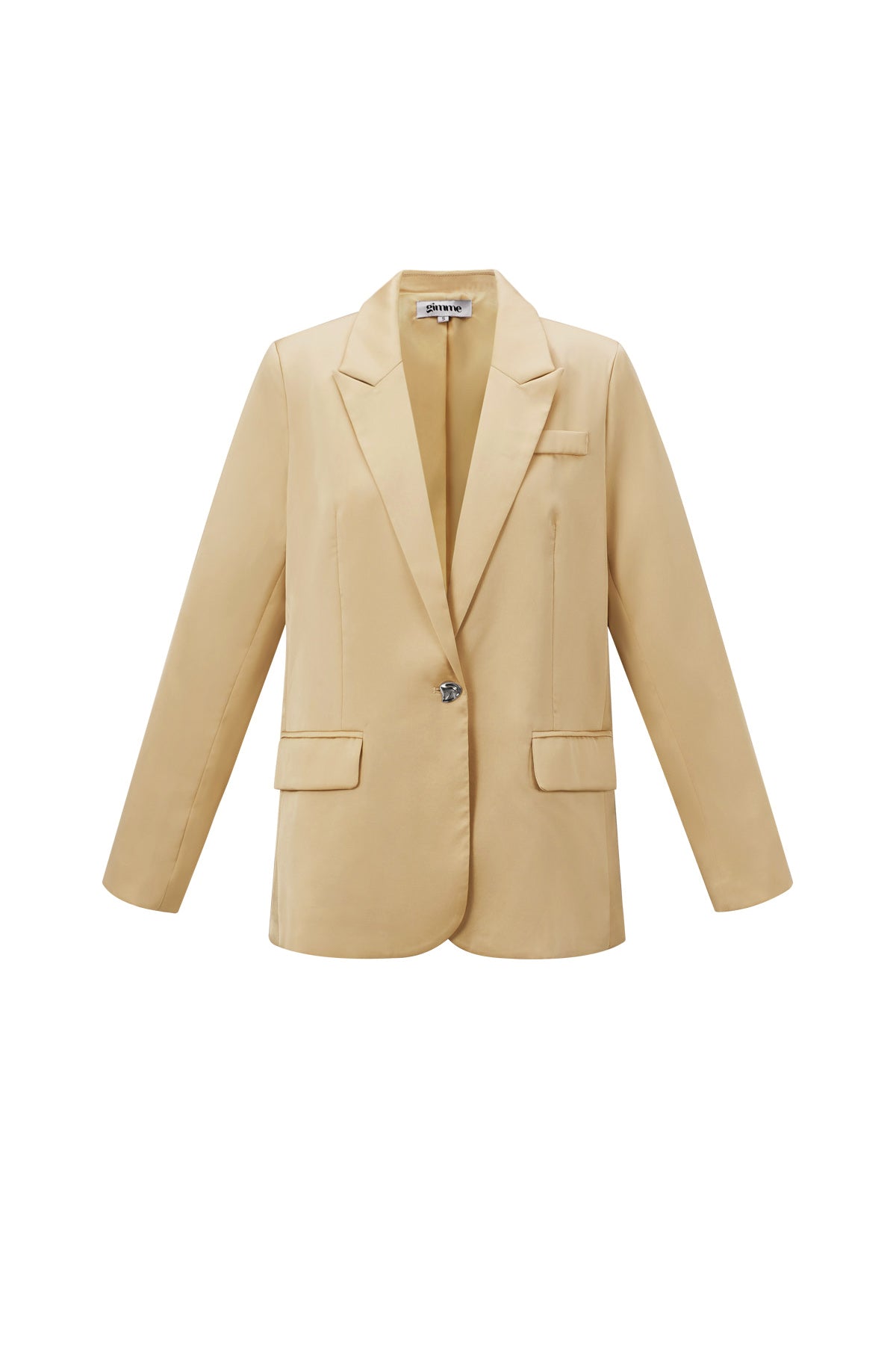 Satin look blazer part of a set