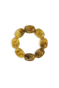 Bracelet with squoval beads