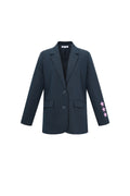 Woven Polyester Fiber Women's Suit Set Casual Letters Design