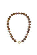 Acrylic Beaded Necklaces Leopard Print Retro Daily Classic Series Women's jewelry-14mm