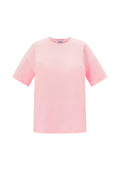 Cotton Knitted Women's T-shirt Casual Solid Color